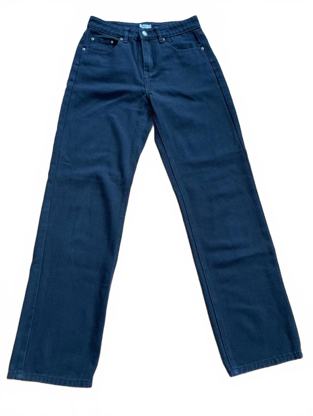 Blue Age Black Straight Leg Jeans Juniors Size 3